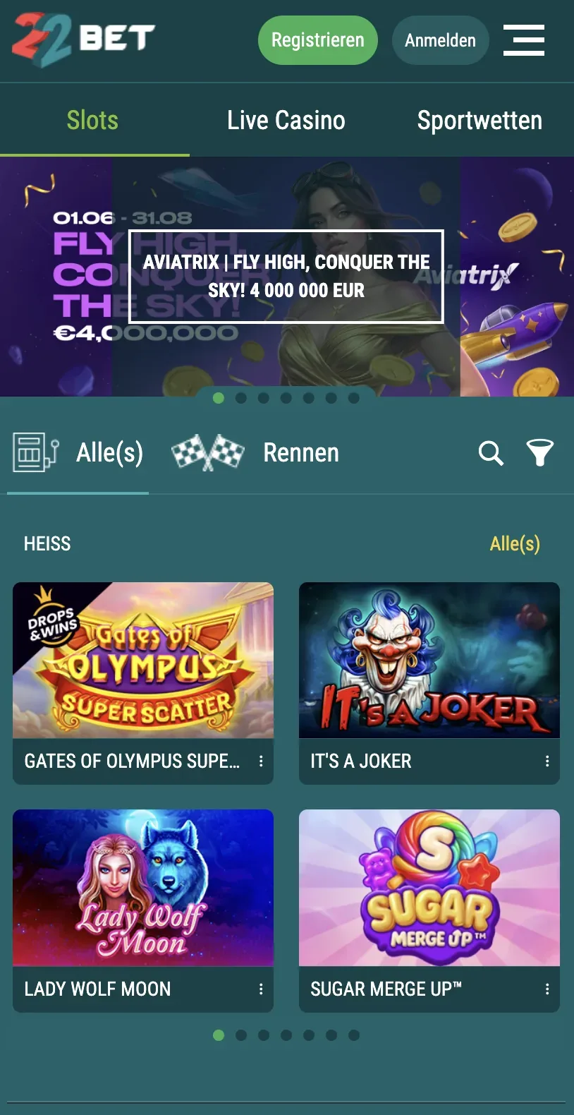 22Bet Casino im Test