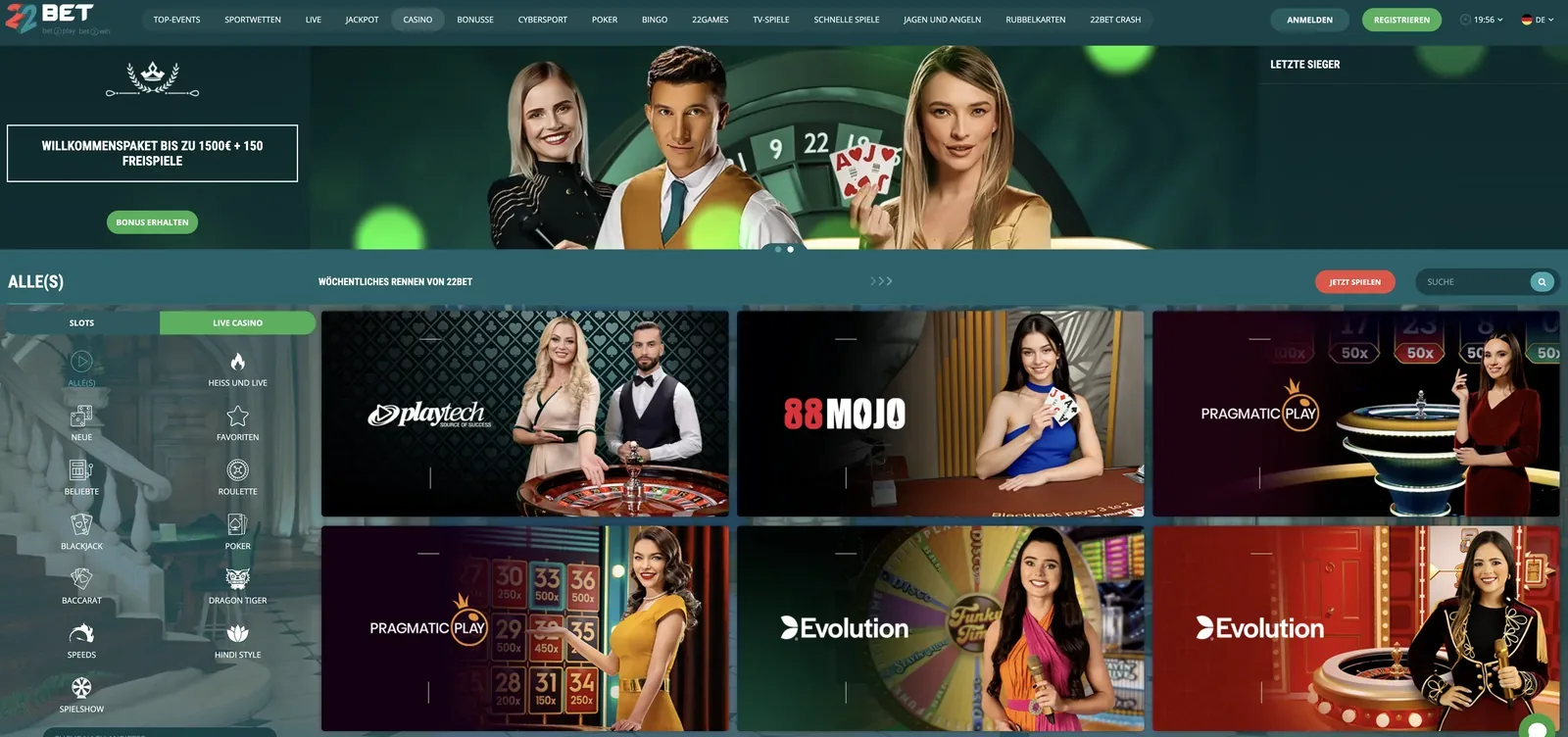 Redaktioneller Test – 22Bet